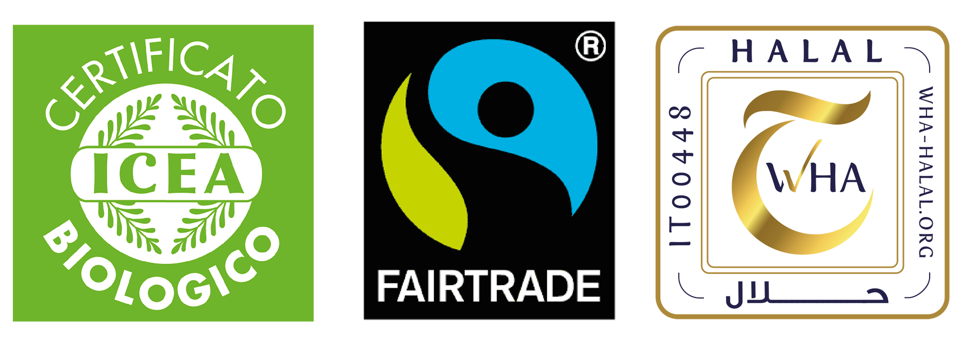 Francocaffe certified: Organic, Fairtrade and Halal