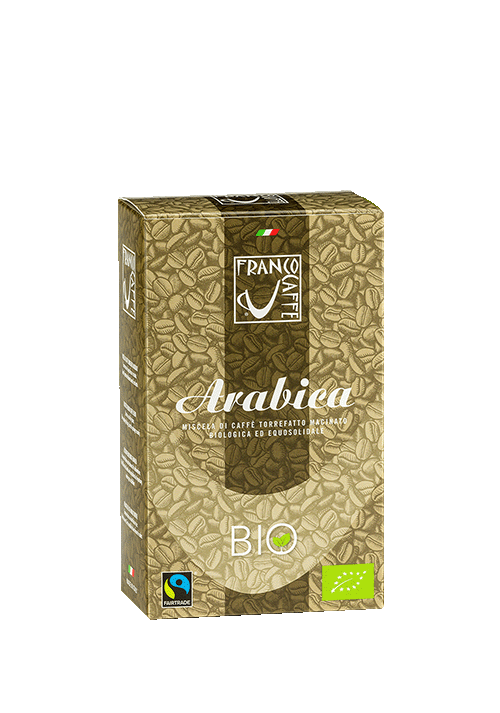 Box of ground coffee Aroma Naturale Organic & Fairtrade 250g